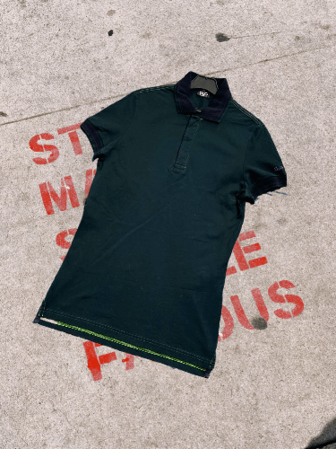 Dolce & Gabbana Dolce & gabbana Black polo shirt luxury gym collection Size US XS / EU 42 / 0 - 1 Thumbnail