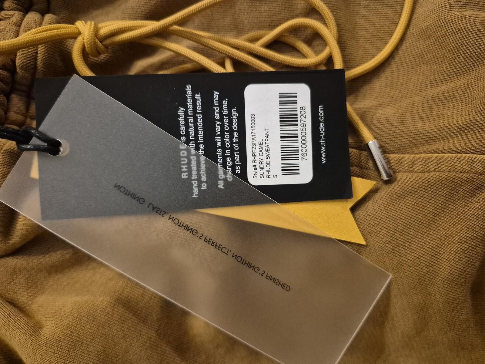 Rhude Rhude Tan Sweatpants Size Small BNWT Size US 30 / EU 46 - 6 Thumbnail