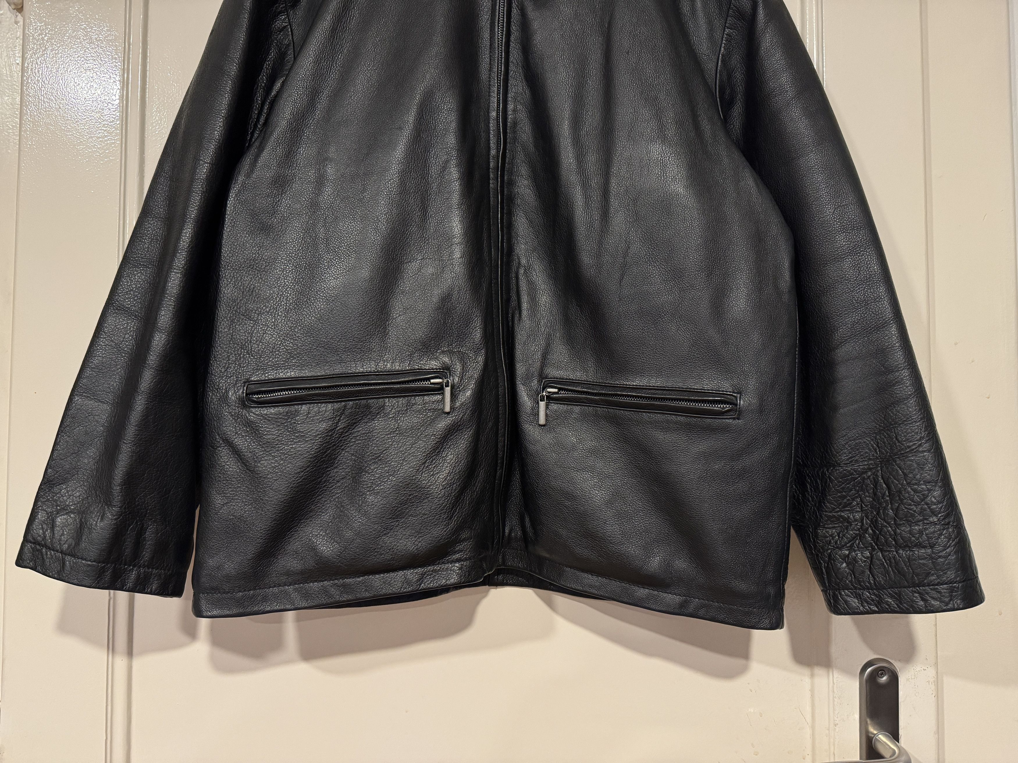 Vintage Leather jacket vintage black L Size US L / EU 52-54 / 3 - 3 Thumbnail