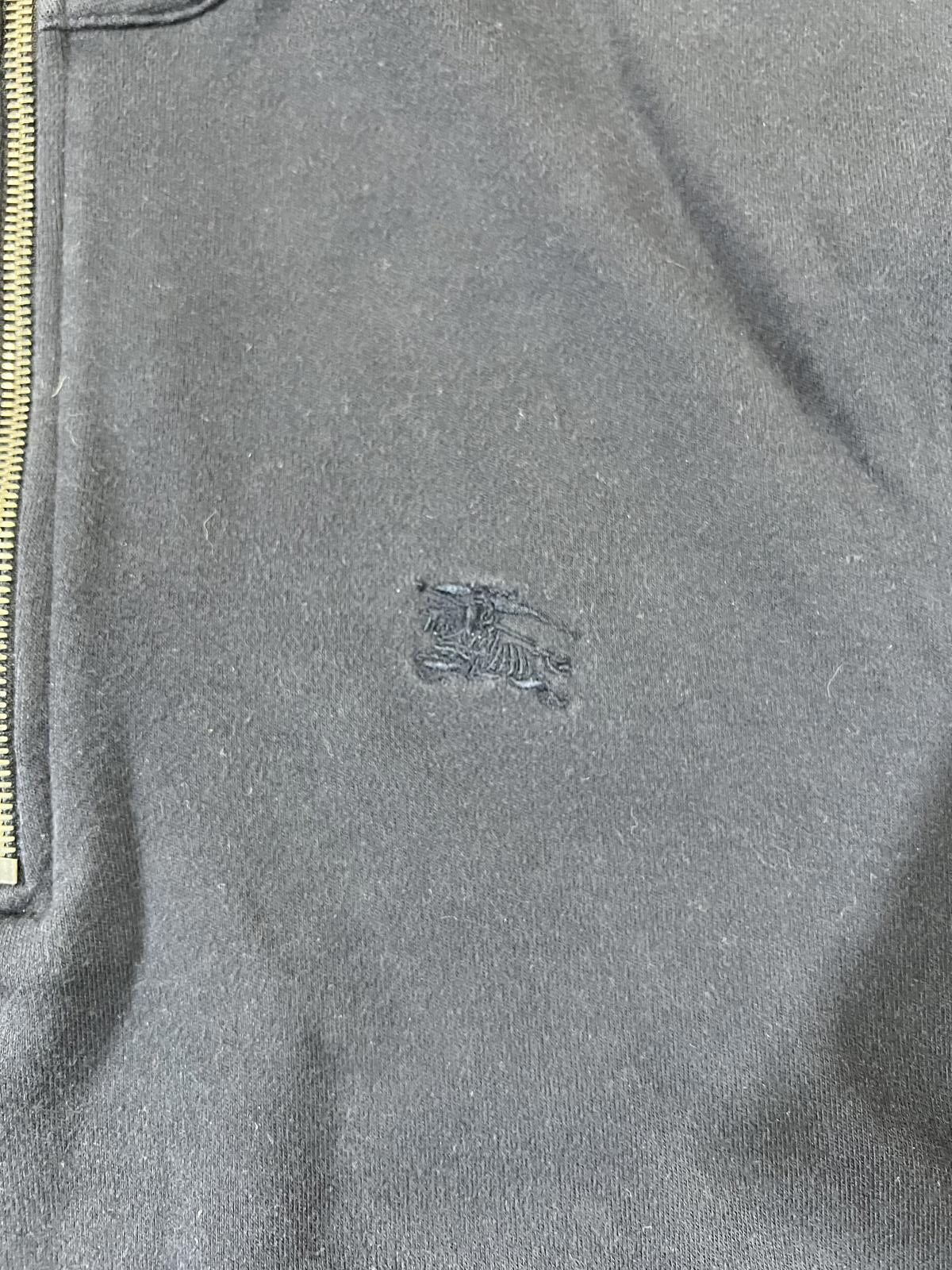 Burberry Burberry Brit Navy Half-Zip Sweatshirt Size US M / EU 48-50 / 2 - 2 Thumbnail