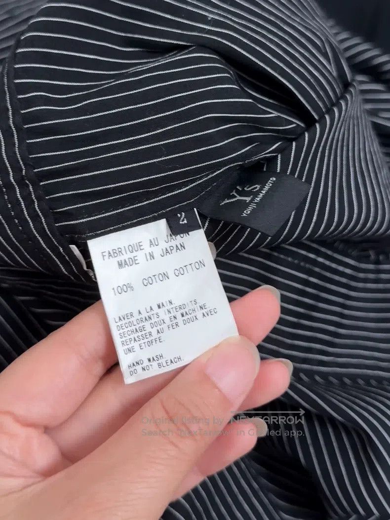 Yohji Yamamoto Yohji Yamamoto Cotton Stripe Shirt Dress Size XS / US 0-2 / IT 36-38 - 3 Thumbnail