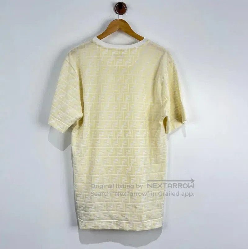 Fendi Fendi Color Block Cotton Men's T-Shirt . Size US M / EU 48-50 / 2 - 2 Thumbnail