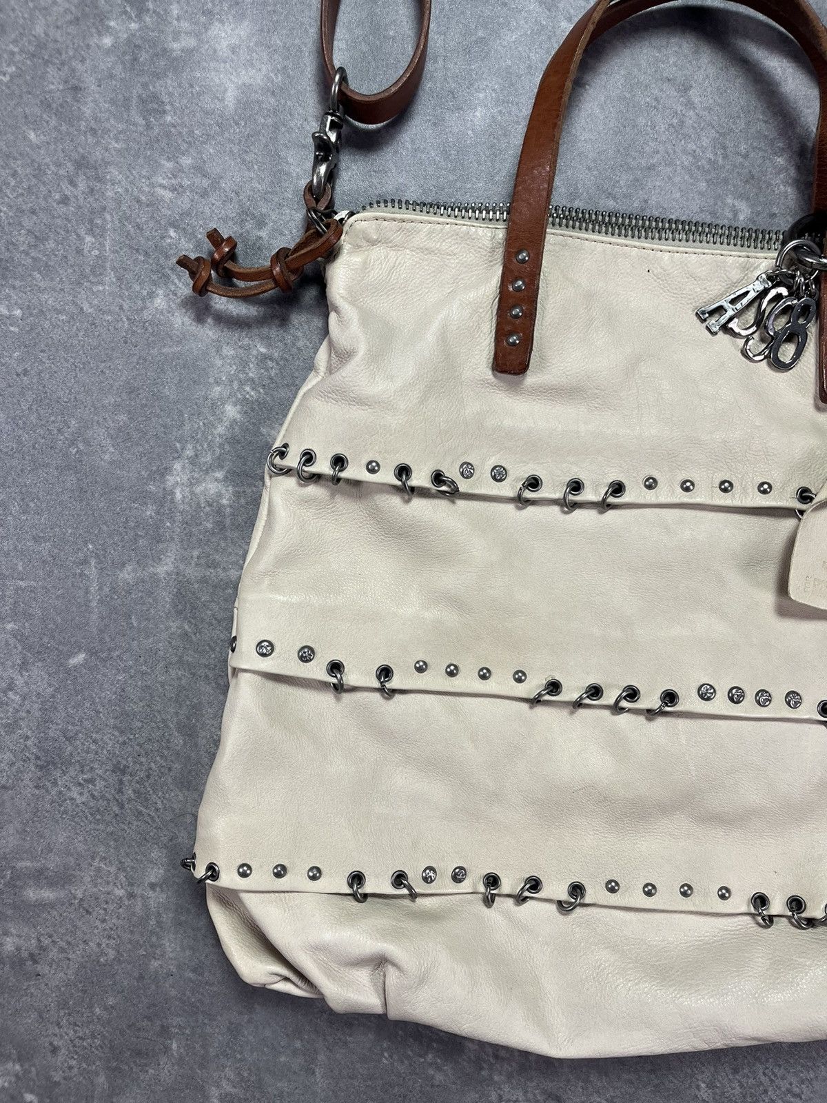 A.S.98 A.S.98 Studded Big Shoulder / Handbag Archive Avantgarde Size ONE SIZE - 3 Thumbnail