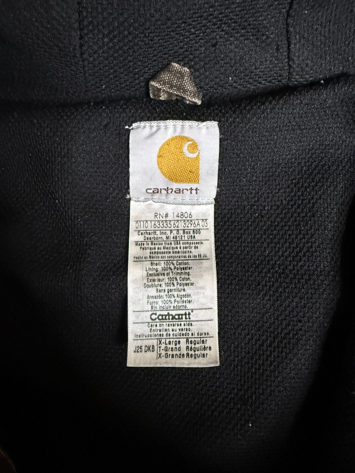 Carhartt Vintage Carhartt Jacket Mens XL Brown Lined J25 DKB Size US XL / EU 56 / 4 - 4 Thumbnail