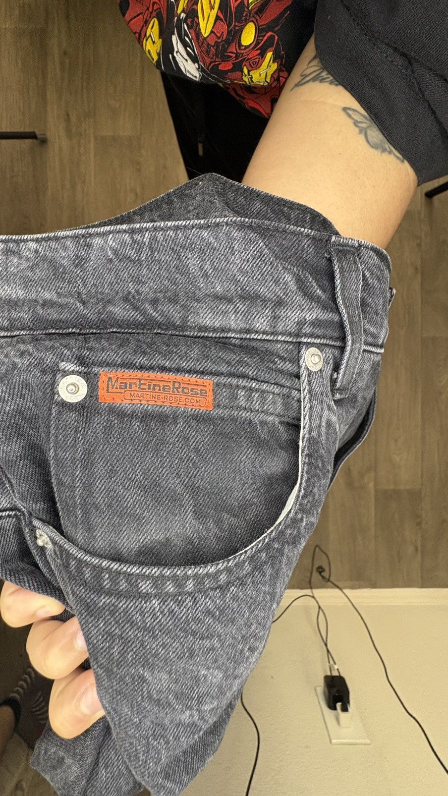 Martine Rose Laser Print Denim Size US 34 / EU 50 - 5 Thumbnail