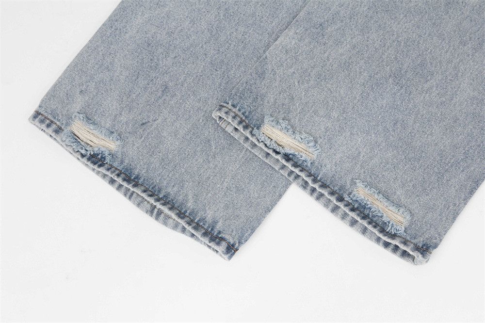 Japanese Brand × Jean Heavy washed distressed vintage ripped jeans Size US 32 / EU 48 - 7 Thumbnail