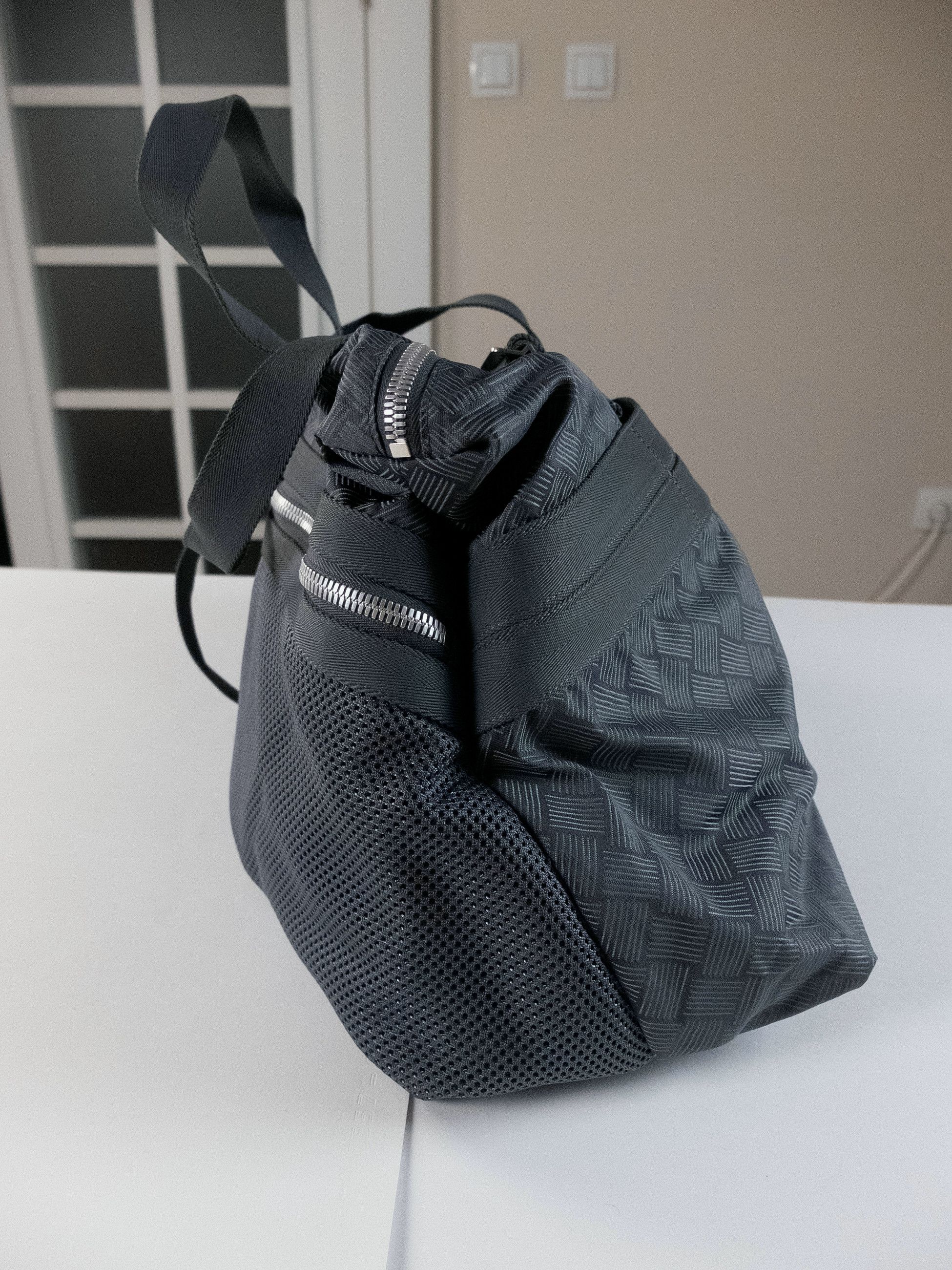 Bottega Veneta BOTTEGA VENETA Alto gray intreciato pattern duffle bag Size ONE SIZE - 6 Thumbnail