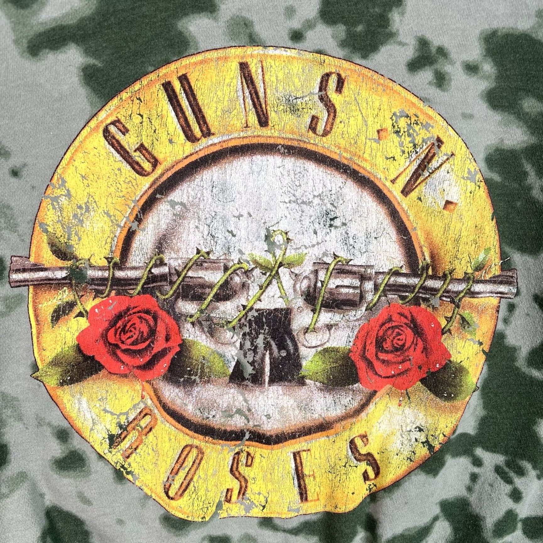 Vintage Guns N' Roses Band Promo Sweater Womens Medium Green Sweatshirt Pullover Size M / US 6-8 / IT 42-44 - 4 Thumbnail