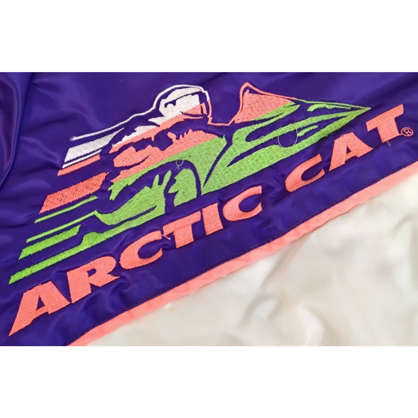 Other Arctic Cat Snowmobile Jacket Women L Purple Embroidered VTG Size L / US 10 / IT 46 - 16 Thumbnail