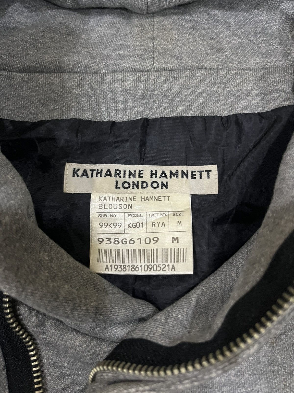 Katharine Hamnett London KATHARINE HAMNET LONDON BLOUSON JAKET HOODIES ZIPPER Size M / US 6-8 / IT 42-44 - 12 Thumbnail