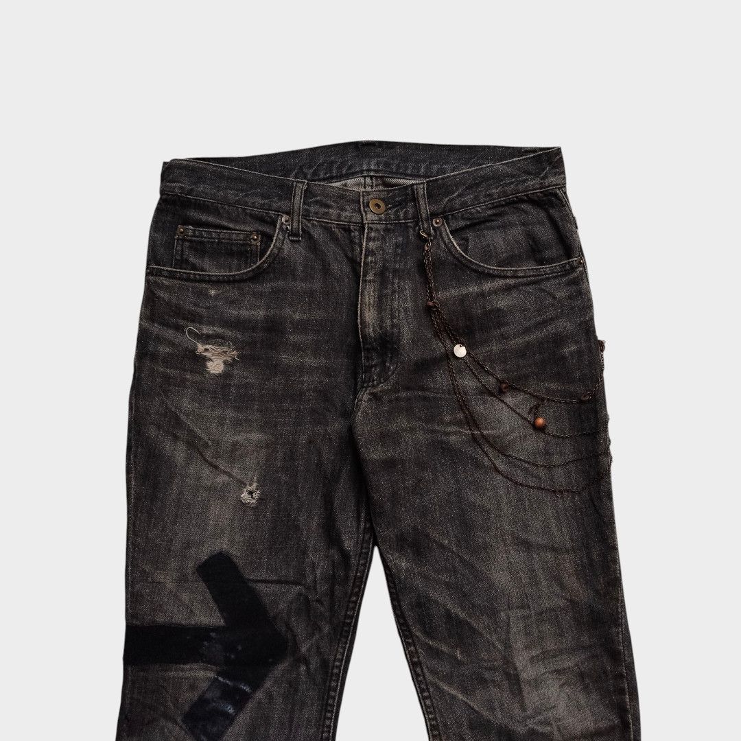 14th Addiction Blues dress leather accent bootcut jean Size US 30 / EU 46 - 3 Thumbnail