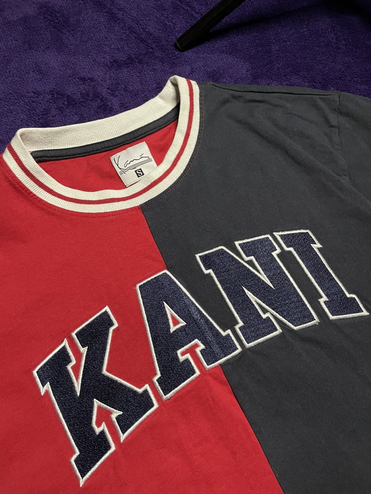 Karl Kani × Vintage Vintage Karl Kani y2k style rare t-shirt embroidered logo Size US L / EU 52-54 / 3 - 2 Thumbnail