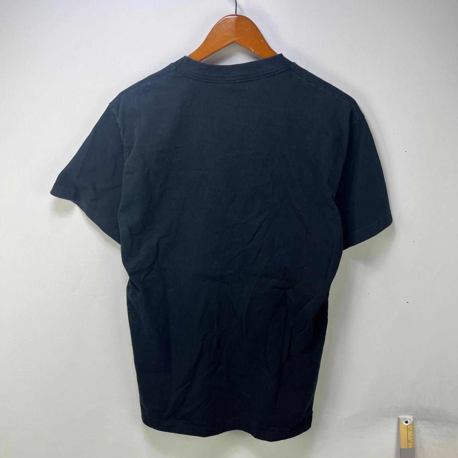 Fruit Of The Loom Vintage Blank Black Single Stitch Shirt Large Fruit Loom Size US L / EU 52-54 / 3 - 7 Thumbnail
