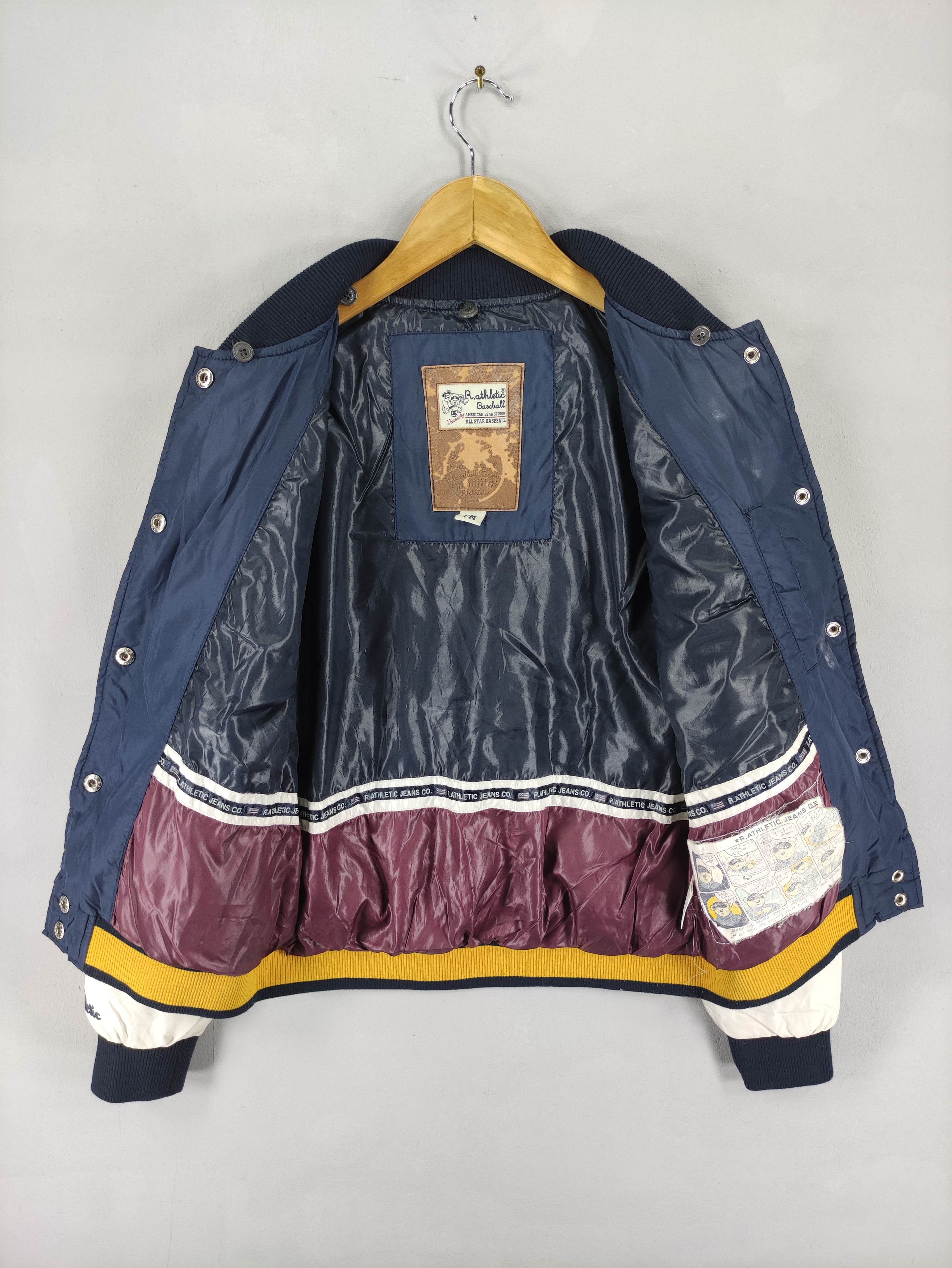 Vintage Vintage R.Athletic Puffer Varsity Jacket Snap Button Size US S / EU 44-46 / 1 - 5 Thumbnail