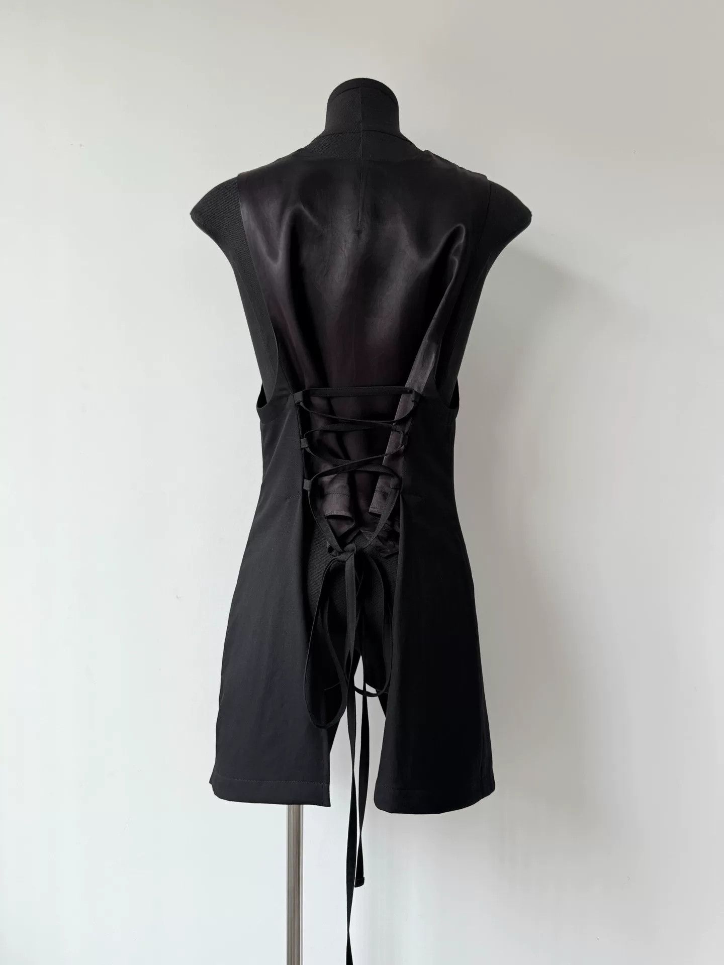 Limi Feu Yohji Yamamoto Sleeveless Vest with Ties Size ONE SIZE - 1 Thumbnail