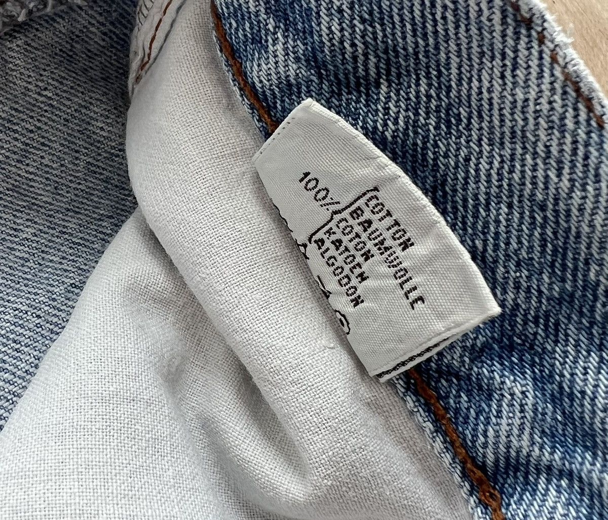 Diesel × Vintage Vintage 90s Diesel Washed Blue Jeans AvantGarde Denim Pants Size US 30 / EU 46 - 8 Thumbnail