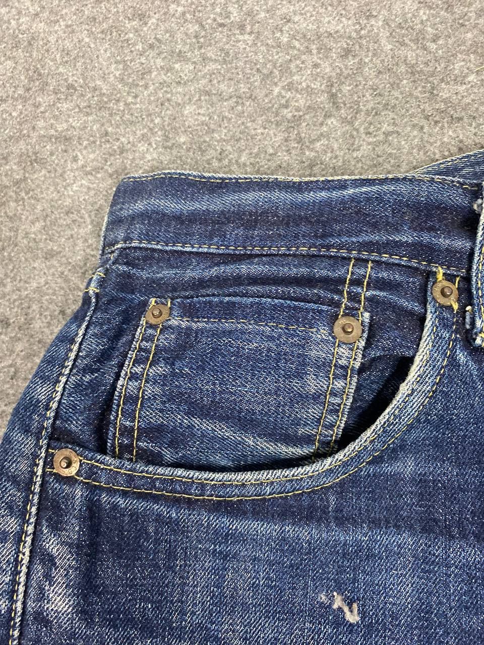 Levi's vintage levis 503b-xx big e selvedge distressed denim Size US 35 - 11 Thumbnail