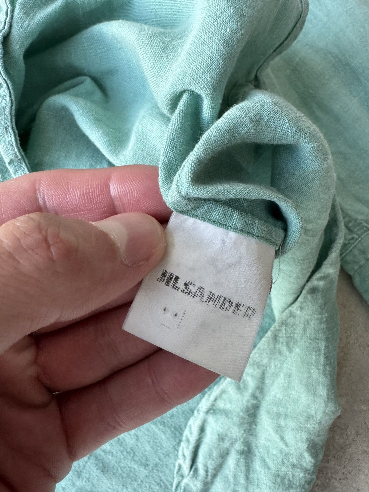 Jil Sander Jil Sander Green linen shirt Size XS / US 0-2 / IT 36-38 - 5 Thumbnail