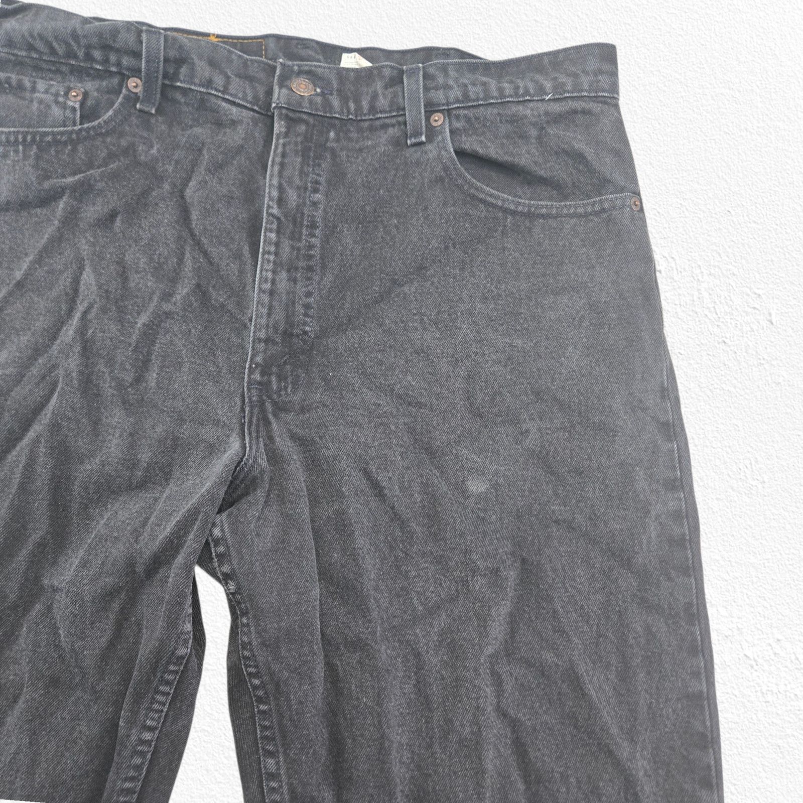 Levi's 1995 Levi's 550 Black USA Jeans Size 36 Size US 36 / EU 52 - 3 Thumbnail