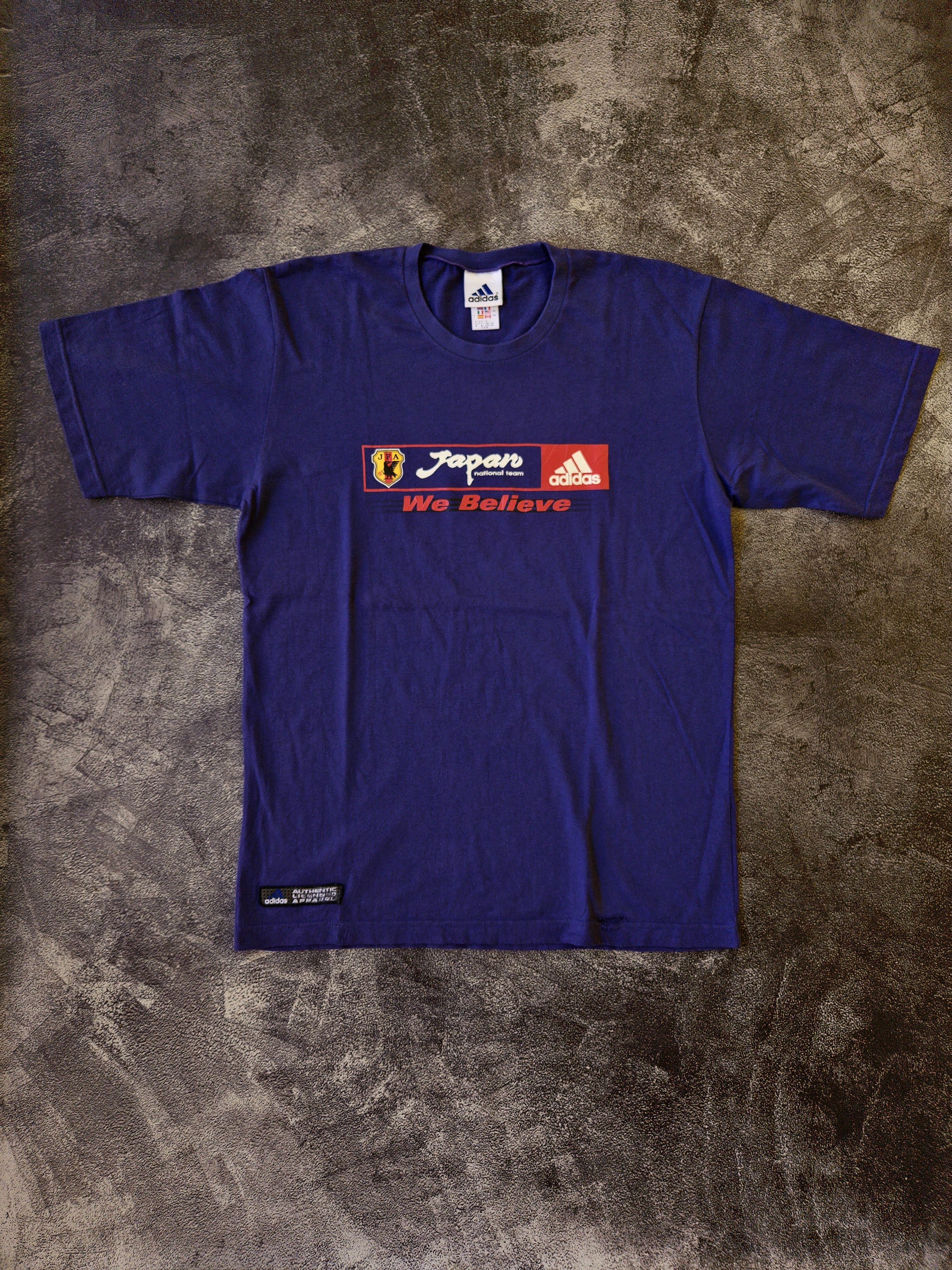 Adidas × Japanese Brand × Vintage Vintage Adidas Japan T-Shirt "We Believe" 2000s Size L Size US L / EU 52-54 / 3 - 1 Thumbnail