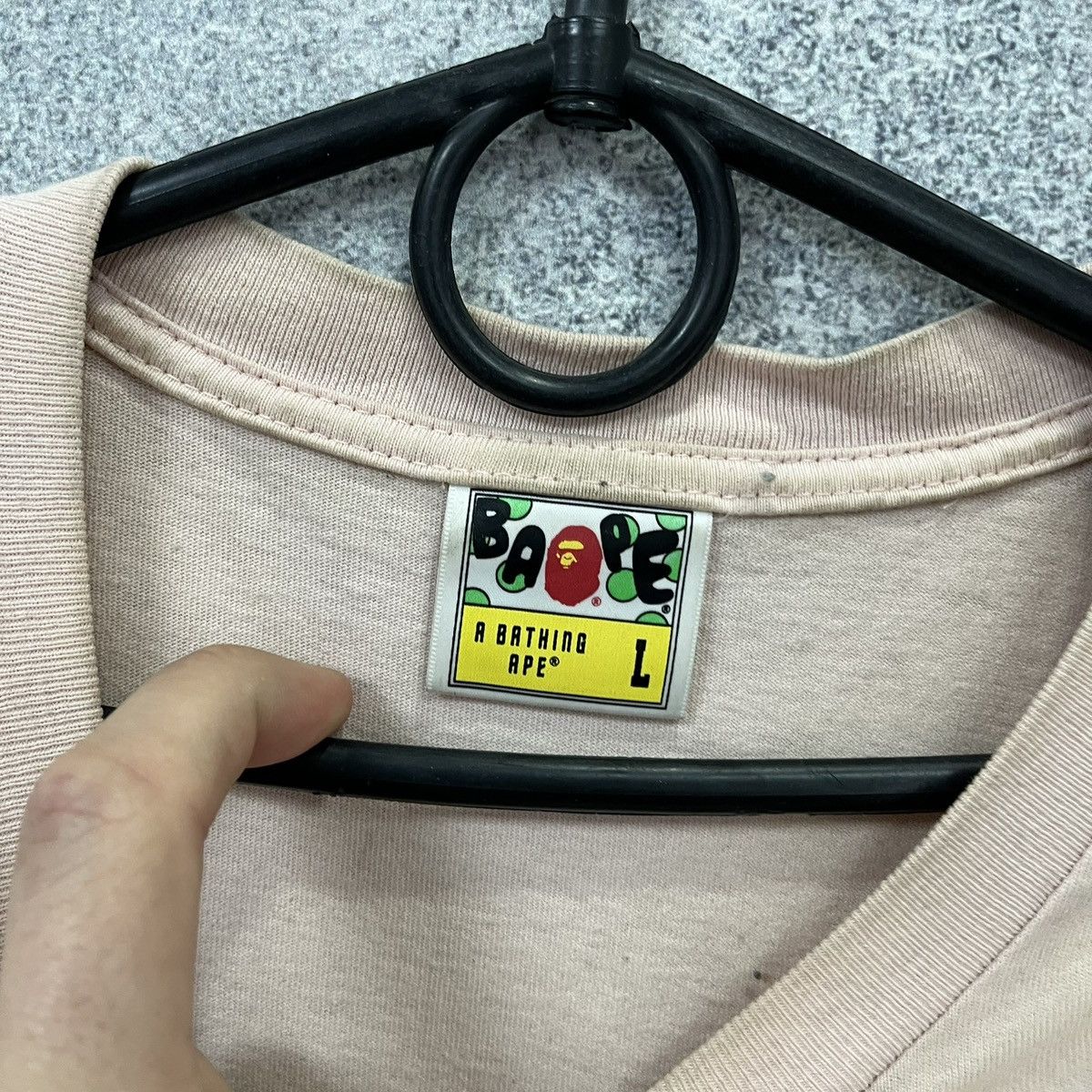 Bape Bathing Ape Bape T Shirt Big Logo Size US L / EU 52-54 / 3 - 18 Thumbnail