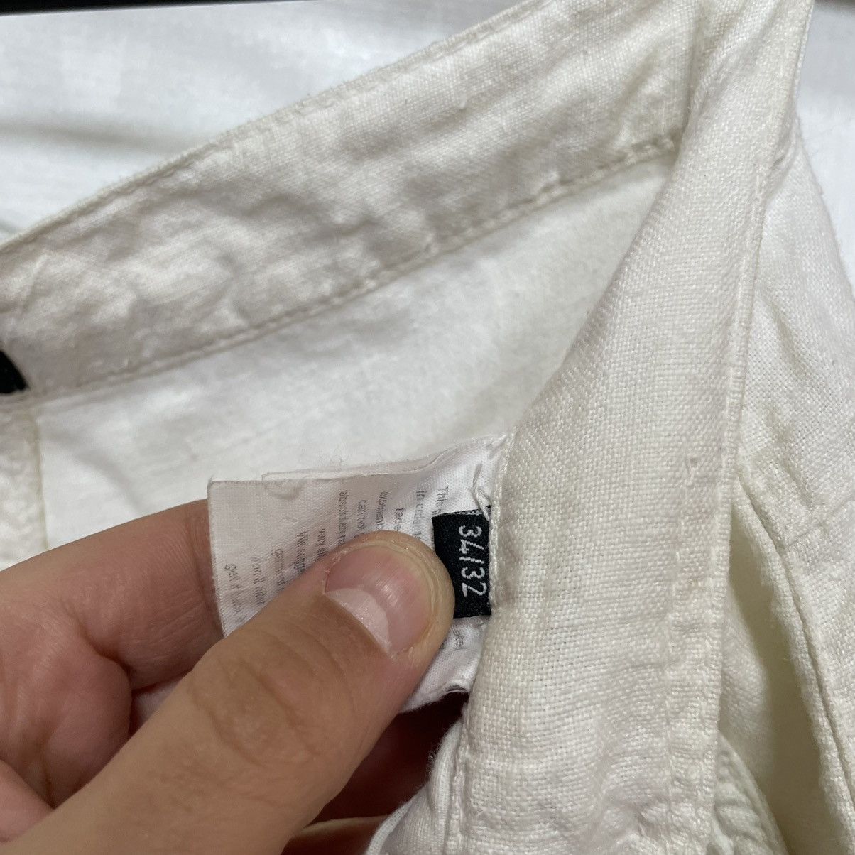 Dolce & Gabbana × Vintage Archive Dolce Gabbana 90s Linen Pants die joggers jeans Size US 34 / EU 50 - 11 Thumbnail