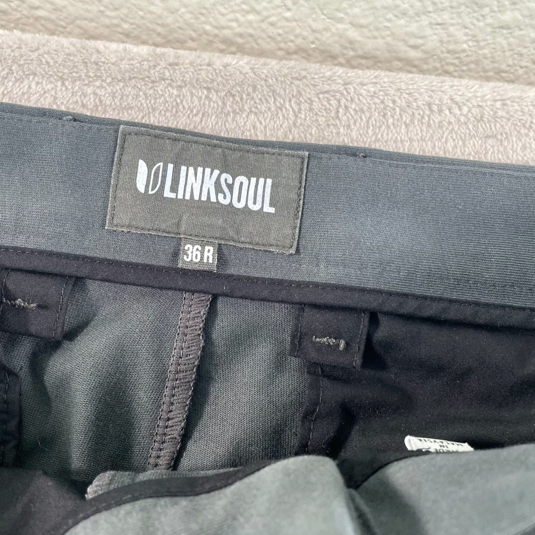 Vintage Linksoul Golf Performance Knit Chino Pants Men 36x32 Gravel Straight Leg NWT# Size US 36 / EU 52 - 3 Thumbnail