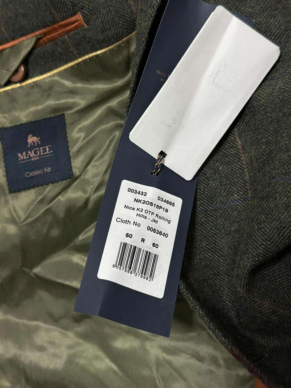 Magee Magee Men’s Classic Wool Blazer Jacket size XXL Size 50R - 9 Thumbnail