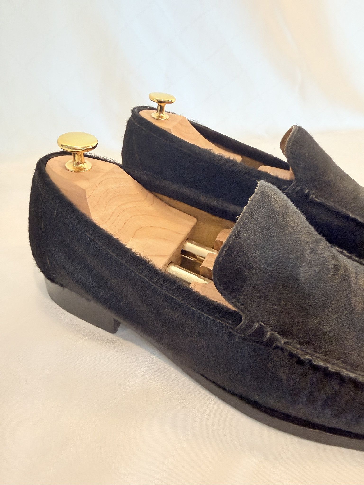 Billy Reid Billy Reid - Black Horsehair Loafers Size US 9 / EU 42 - 2 Thumbnail