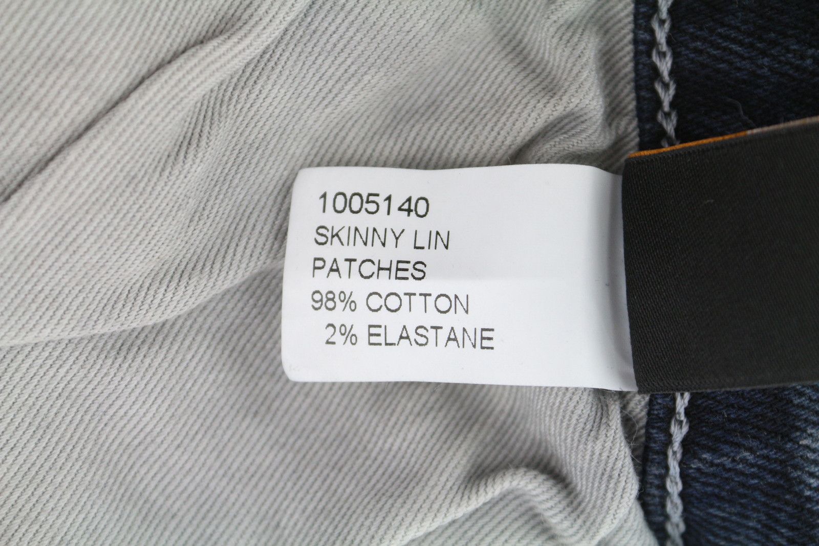 Nudie Jeans SKINNY LIN PATCHES W30/L32 Grey Washed Denim Jeans 86090 Size US 30 / EU 46 - 8 Thumbnail