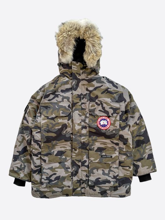 Canada goose expedition parka hot sale camo