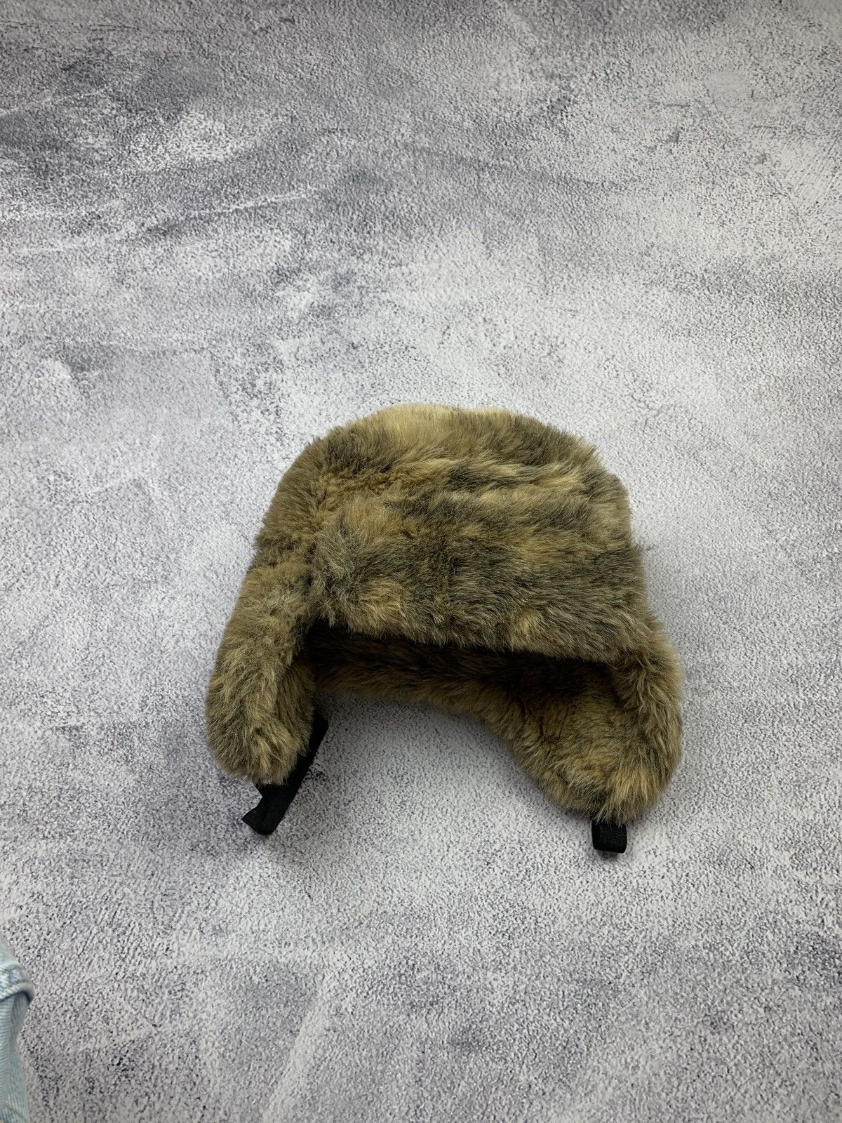 Japanese Brand Y2K Faux Fur Ushanka Brown Furry Trapper Hat Size ONE SIZE - 7 Thumbnail