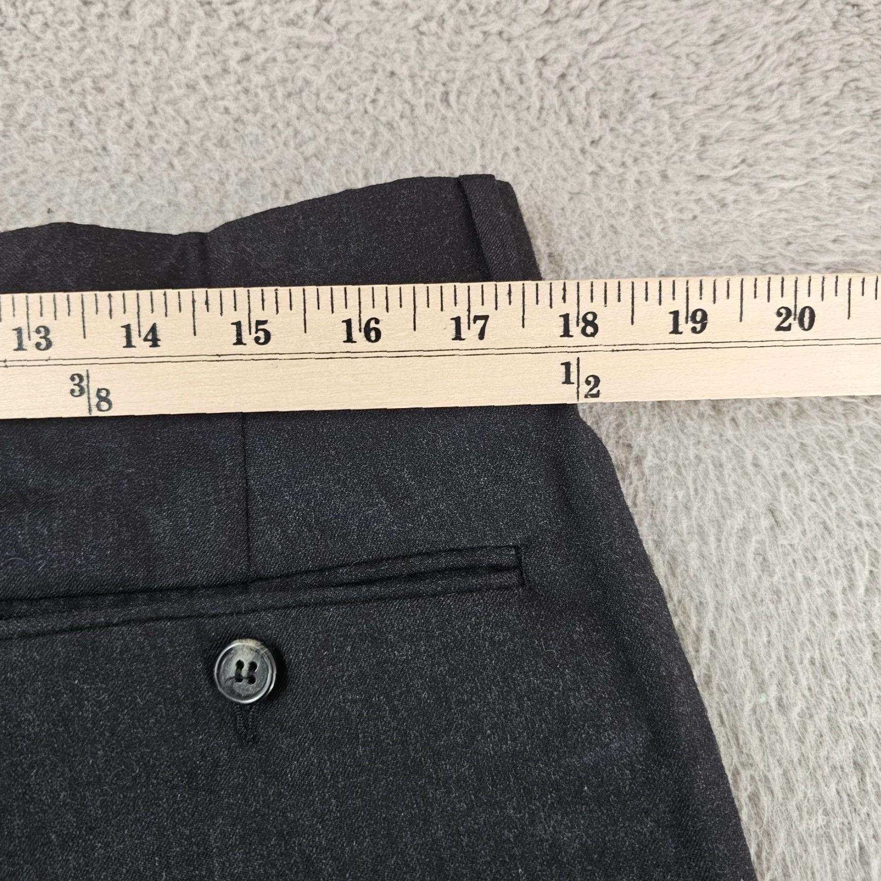 Brooks Brothers Brooks Dress Pants Mens 36x27 Gray Wool Stretch Flat Front Trousers Canada Business Formal Workwear Size US 36 / EU 52 - 7 Thumbnail