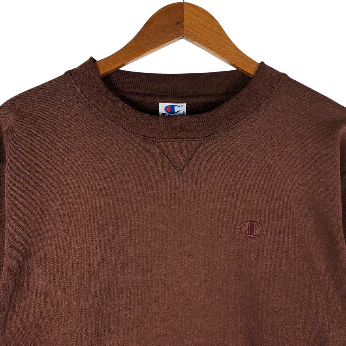 Champion CHAMPION Nice Brown Crewneck Sweatshirt Size US M / EU 48-50 / 2 - 2 Thumbnail