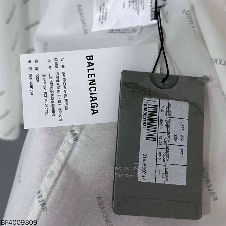 Balenciaga Balenciaga Logo Print Button Up Shirt. Size US XS / EU 42 / 0 - 4 Thumbnail