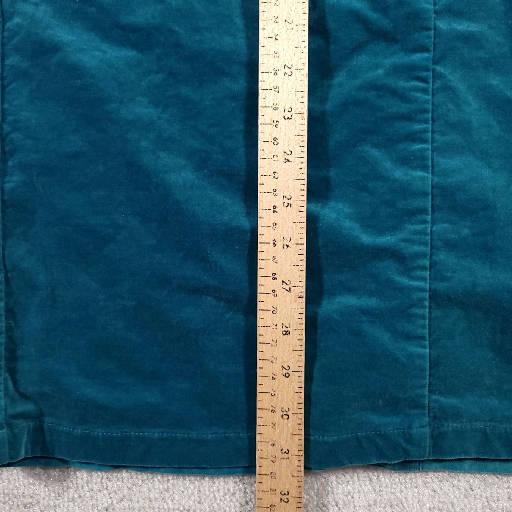 Vintage VINTAGE Westbound Women's 6P Petite Green Velour Velvet Knit A-Line Midi Skirt Size 28" / US 6 / IT 42 - 6 Thumbnail