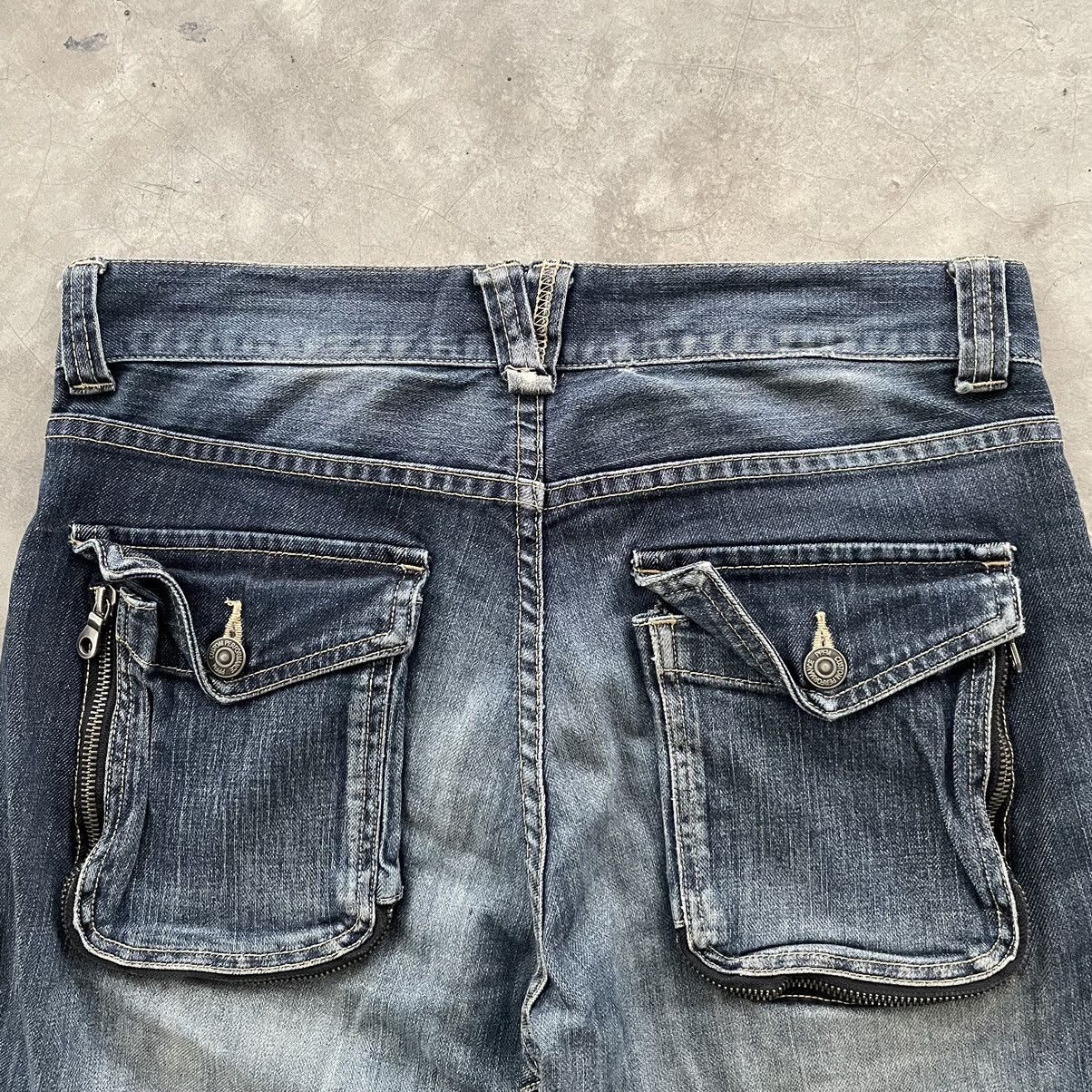 PPFM Vintage Distress PPFM Bondage Banana Curve Cut Punk Denim Size US 31 - 4 Thumbnail