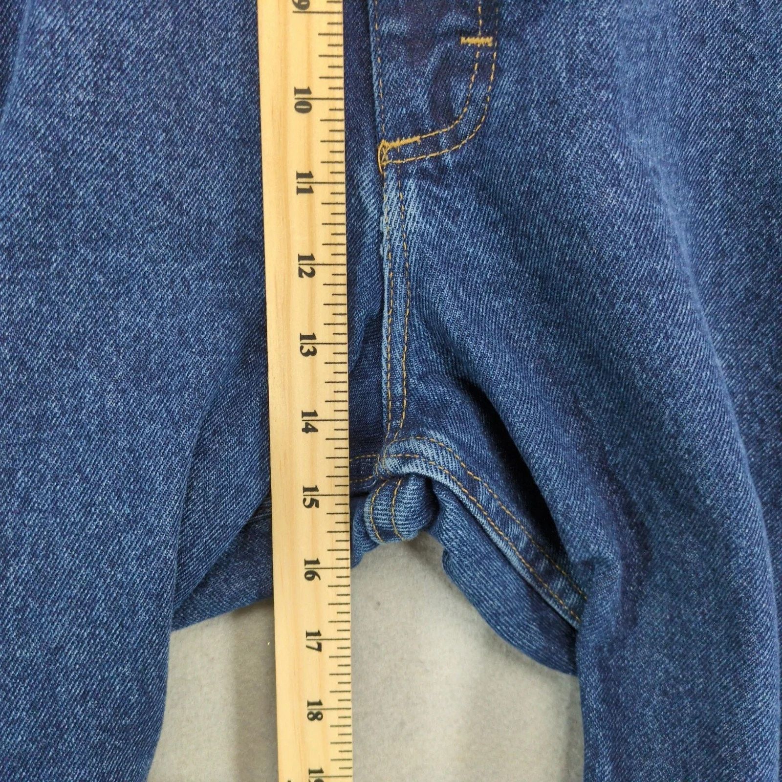Wrangler Wrangler Relaxed Fit Jeans Men's 44x30 100% Cotton Dark Wash Size US 44 / EU 60 - 8 Thumbnail