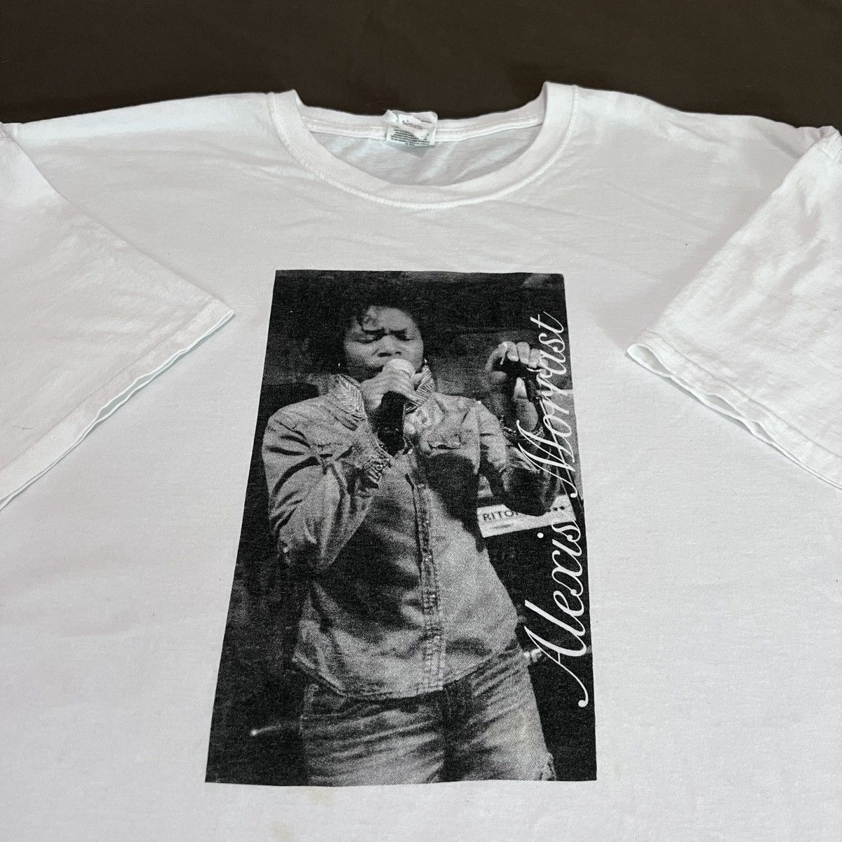 Band Tees Alexis Morrast Tee 2XL Soul Jazz R&B Funk Size US XXL / EU 58 / 5 - 1 Thumbnail