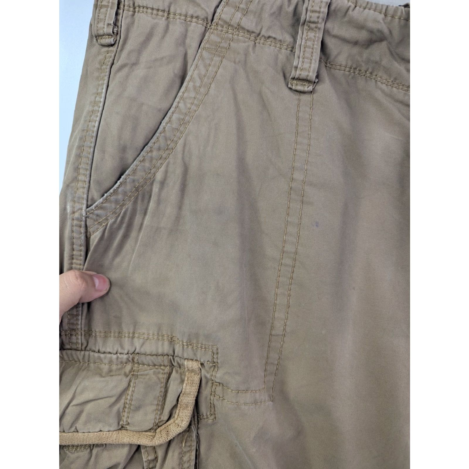 Vintage VINTAGE Surplus Tex Raw Mens XL Pants Trousers Cargo Combat Beiges Coyote 31in Inseam Ladies? Wait no gender: Mens. Size US 36 / EU 52 - 3 Thumbnail