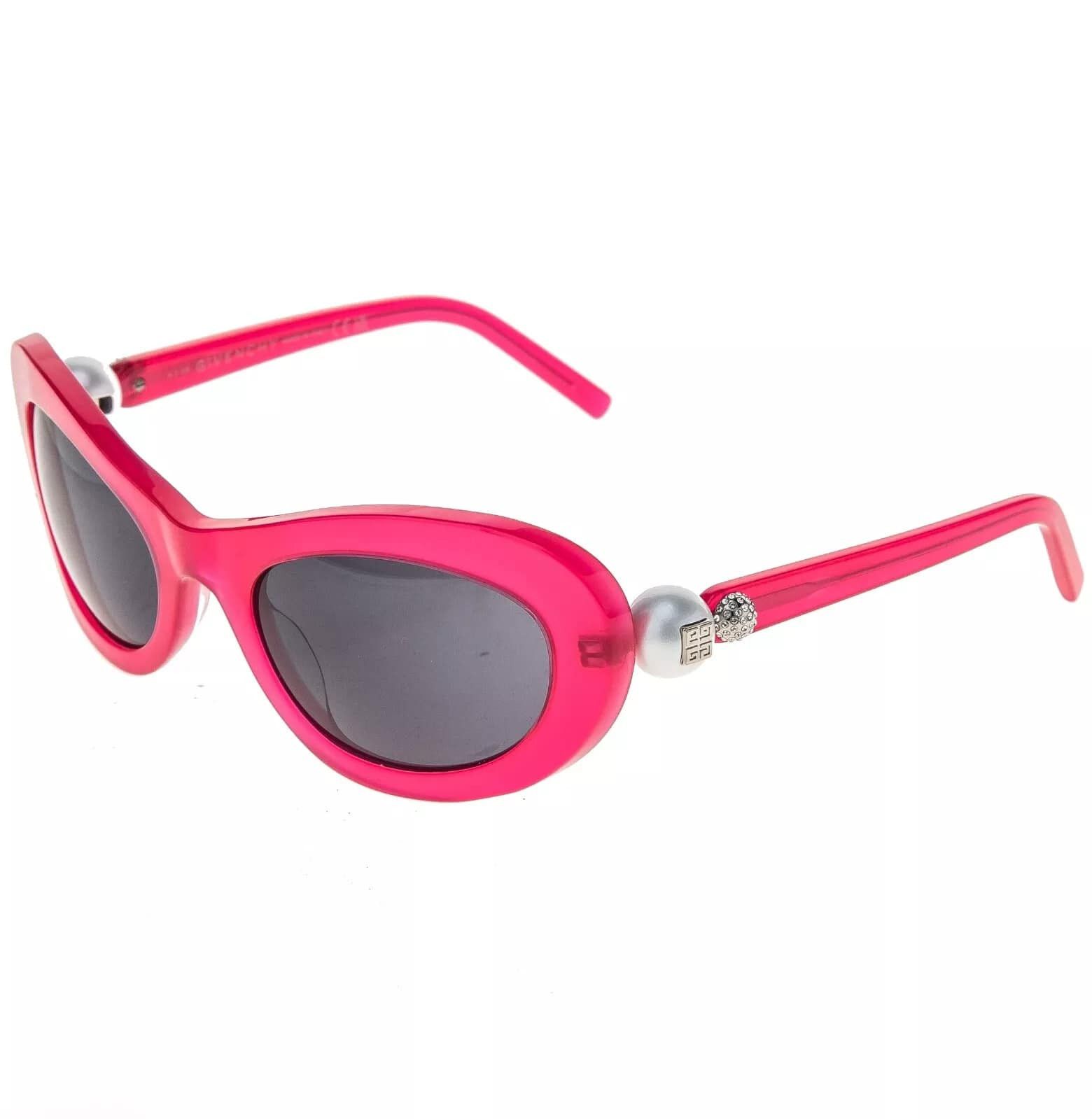 Givenchy GIVENCHY 4G PEARL 40070 Pink Fuxia GV40070U Wrap Sunglasses Size ONE SIZE - 2 Thumbnail