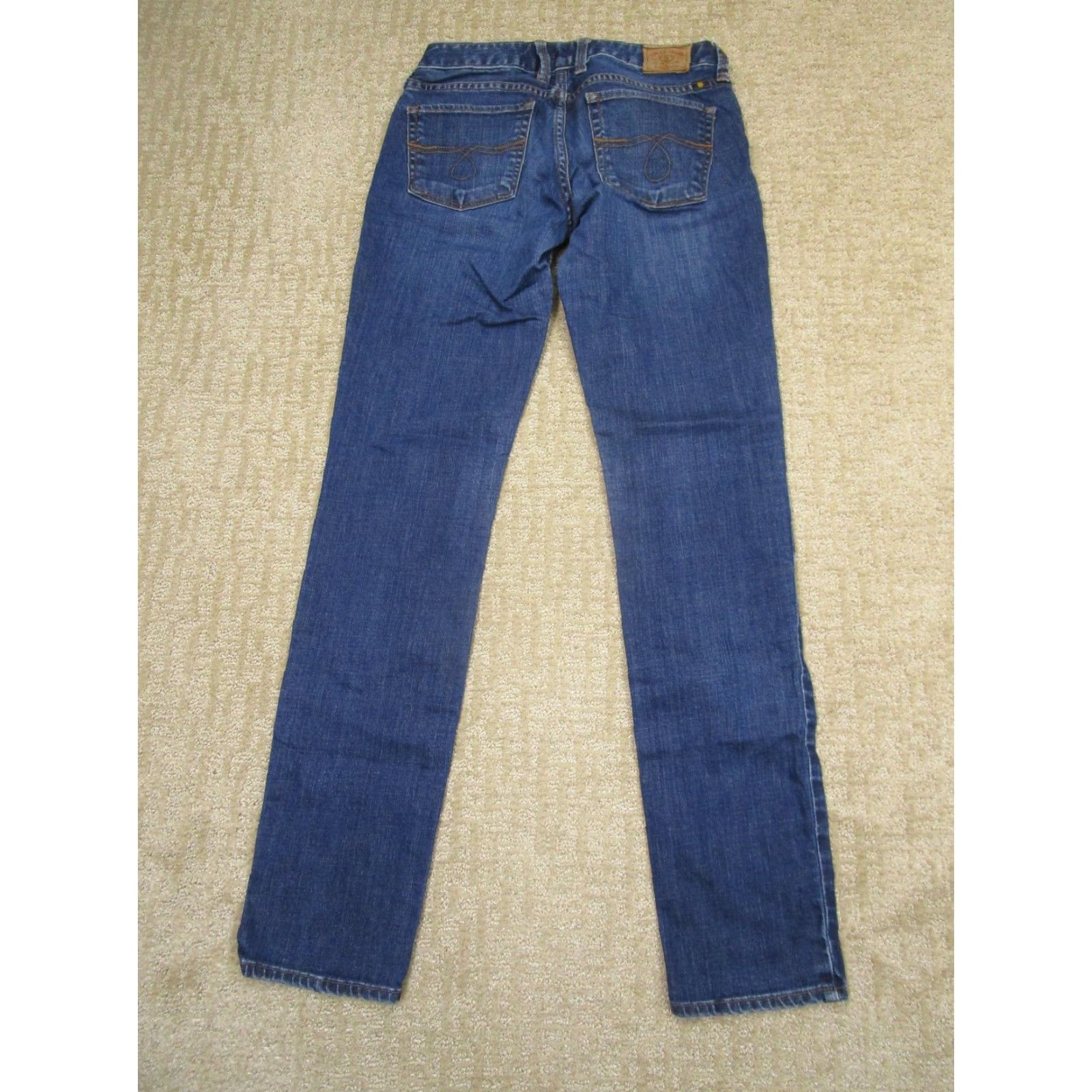 Lucky Brand Lucky Brand Jeans Women 26 Blue Lola Skinny Low Rise Denim Dark Wash Pants Slim Trousers Womens Jeans 5-Pocket Stretch Size 26" / US 2 / IT 38 - 3 Thumbnail