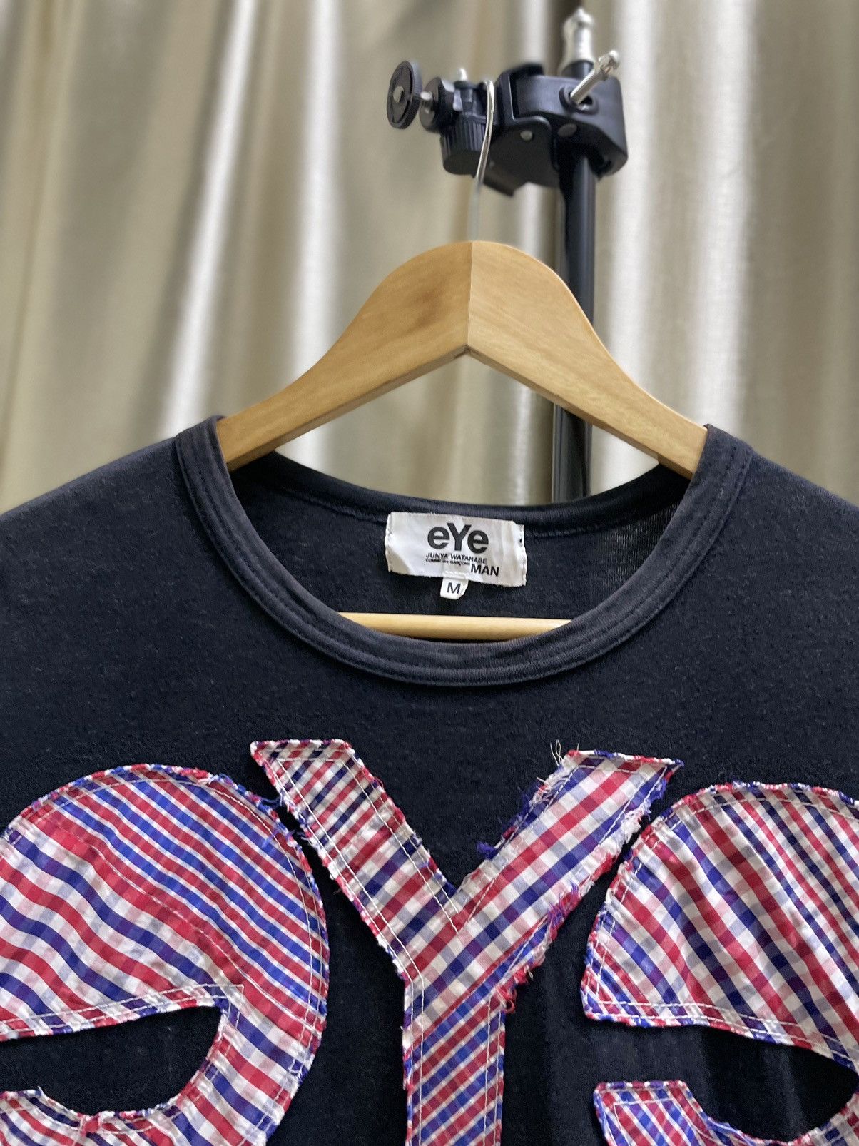 Tシャツ・カットソー JUNYA WATANABE PATCHWORK TOP Junya Watanabe Man Patchwork T-Shirt – IfSohoNewYork