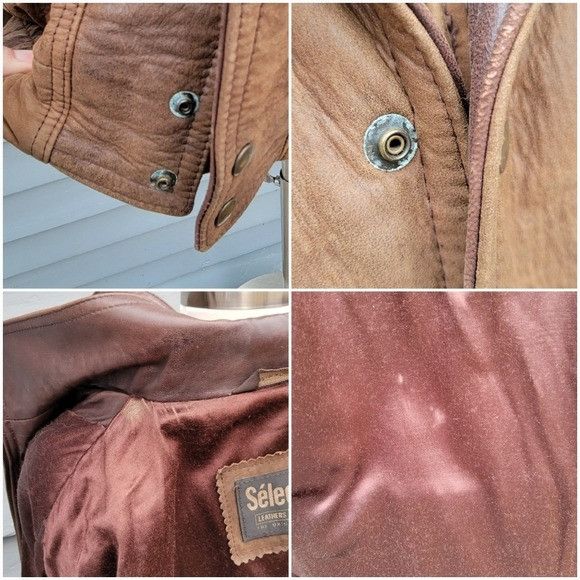 Vintage Vintage 90s y2k Tan Brown Nubuck Suede Leather Aviator Fligh Size US M / EU 48-50 / 2 - 6 Thumbnail