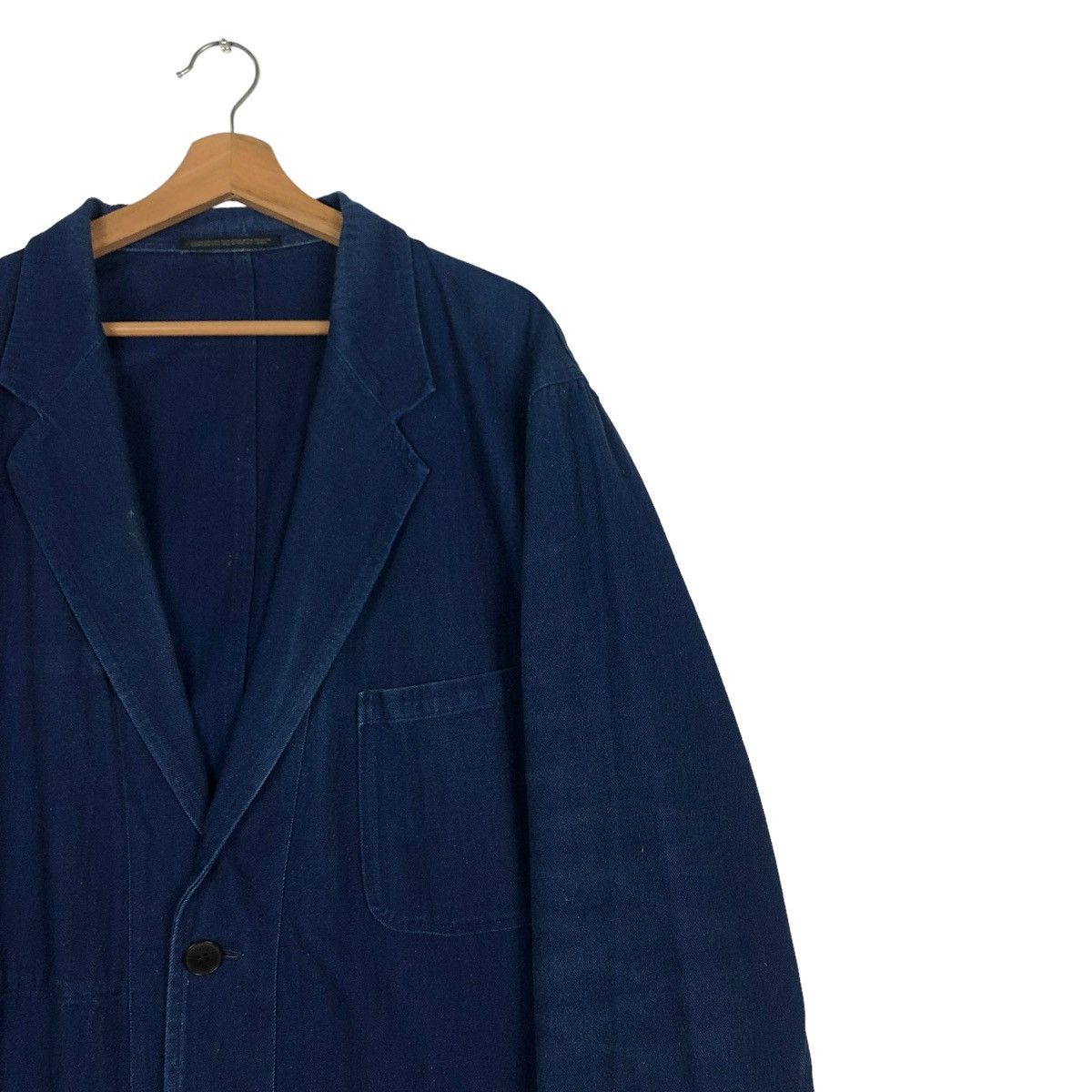 Yohji Yamamoto AUTUMN WINTER 1996 YOHJI YAMAMOTO POUR HOMME DENIM OVERSIZE Size US M / EU 48-50 / 2 - 4 Thumbnail