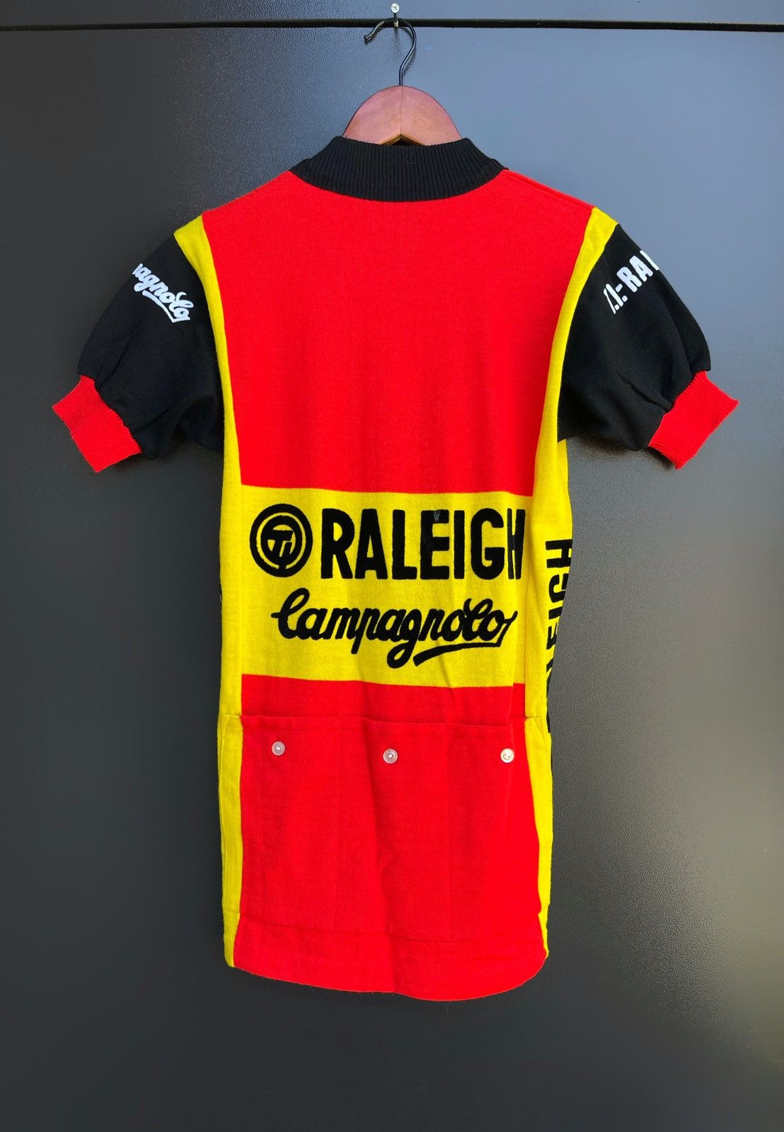 Rapha RALEIGH Campagnolo Wool Shirt Cycling Jersey MOA Sport Italy Size US S / EU 44-46 / 1 - 13 Thumbnail