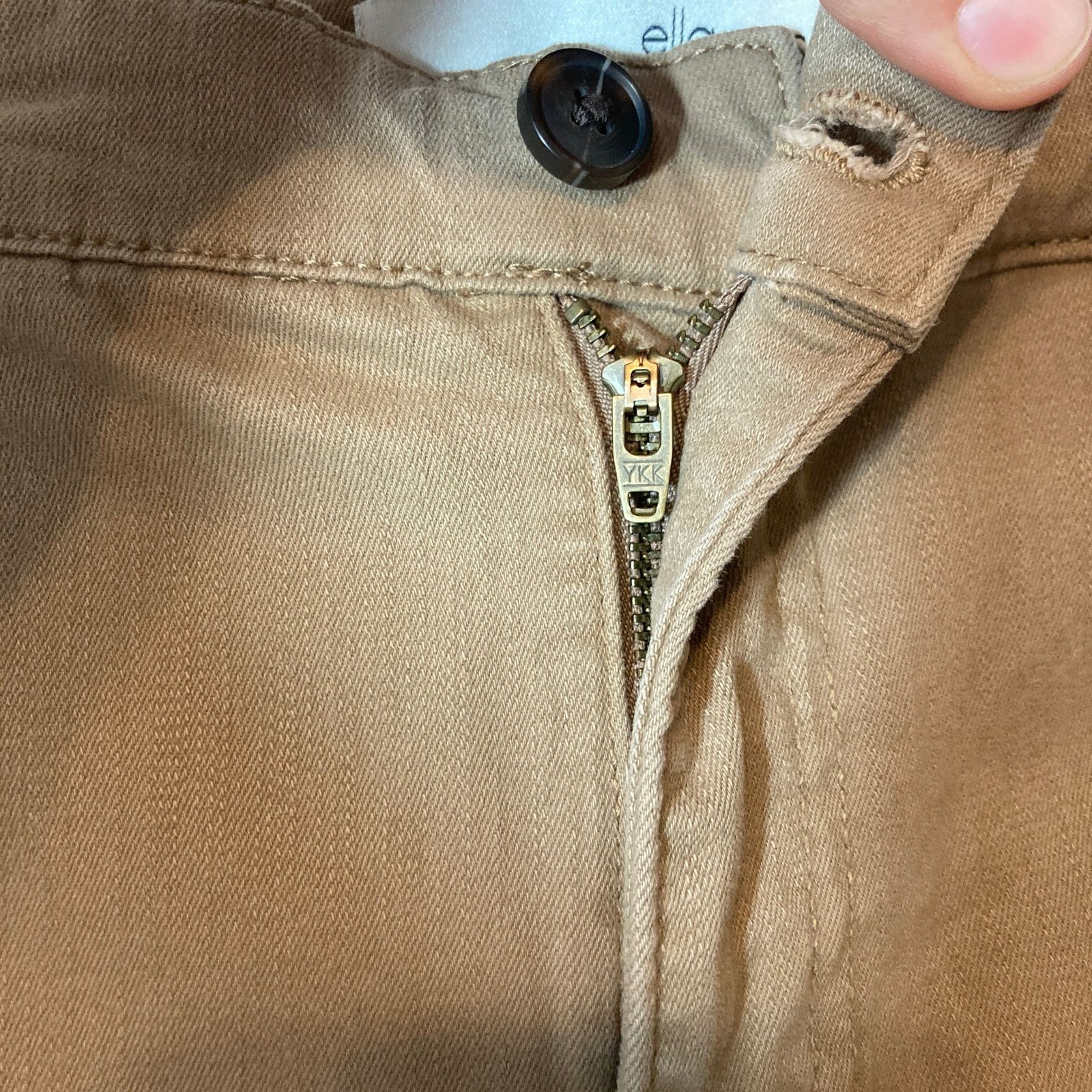 Other Ella Moss Tan Brown Cropped Wide Leg Crop High Rise Pants Size 28" / US 6 / IT 42 - 5 Thumbnail