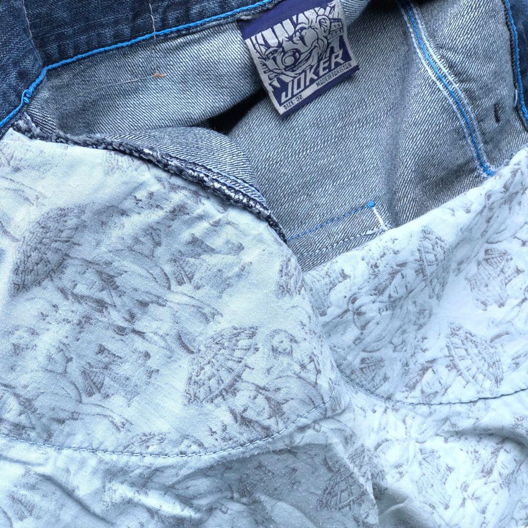 Vintage JOKER BRAND Blue Denim Pants Size US 34 / EU 50 - 10 Thumbnail