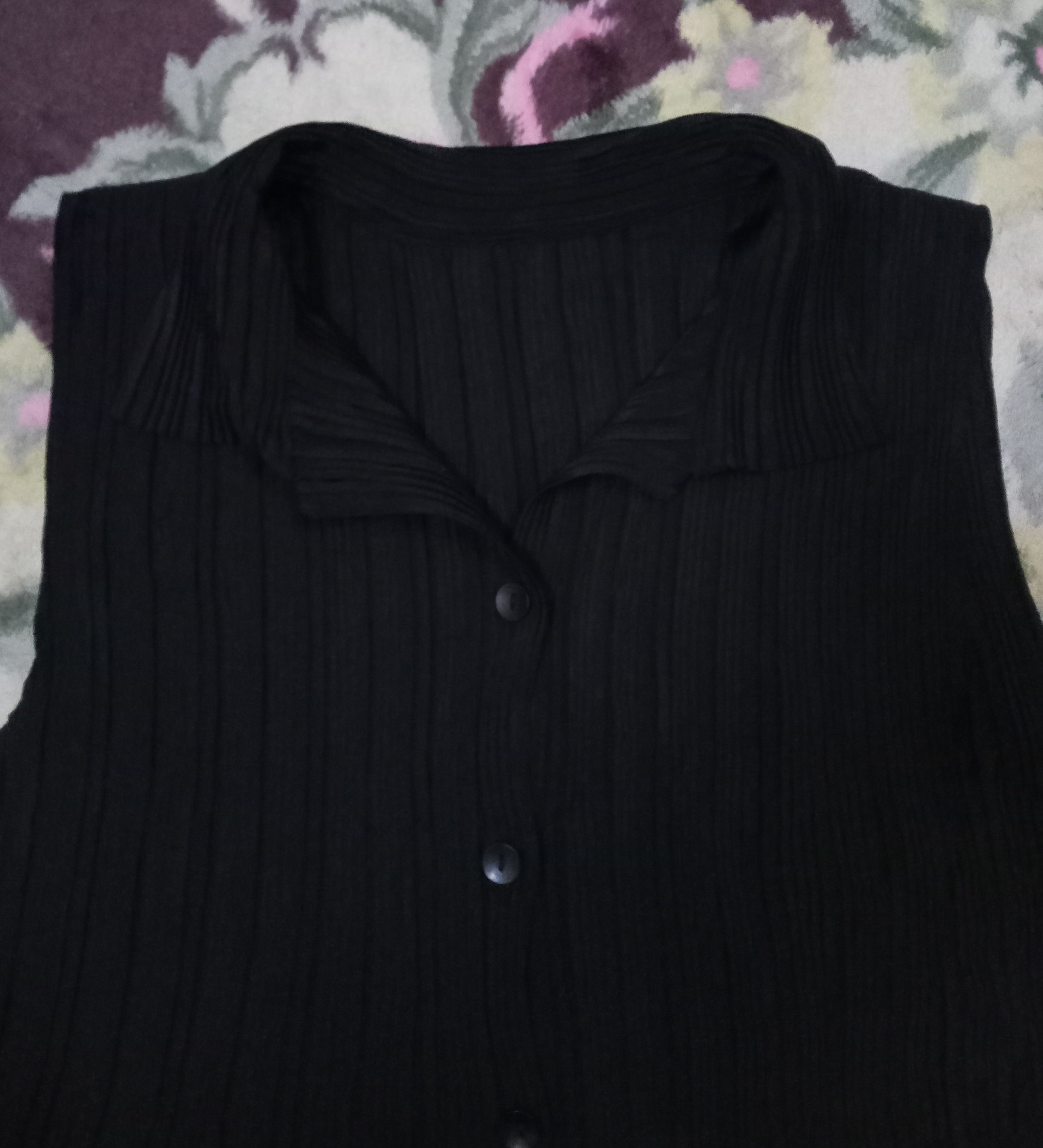 Designer T - Pleats Collection Vest Size L / US 10 / IT 46 - 2 Thumbnail