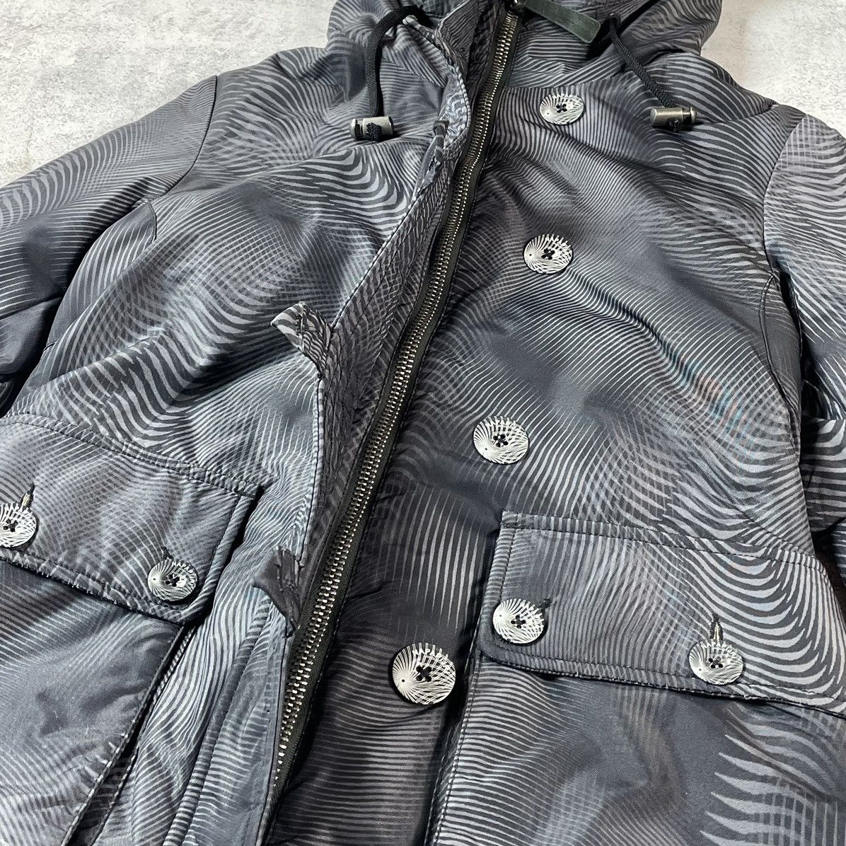 If Six Was Nine × Japanese Brand × Napapijri Avant Garde Opium Y2K Faux Fur Jacket Rick Owens Carti Style Size S / US 4 / IT 40 - 14 Thumbnail